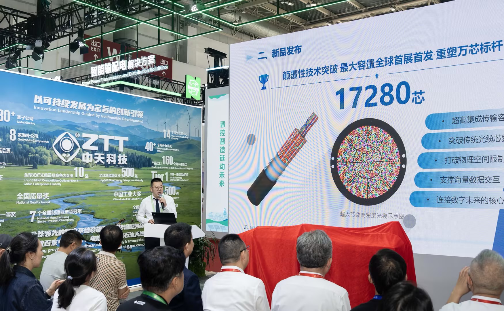 ZTT Hits the Market with Blockbuster Release: 17,280-Fiber Ultra-High-Density Optical Fiber Cable