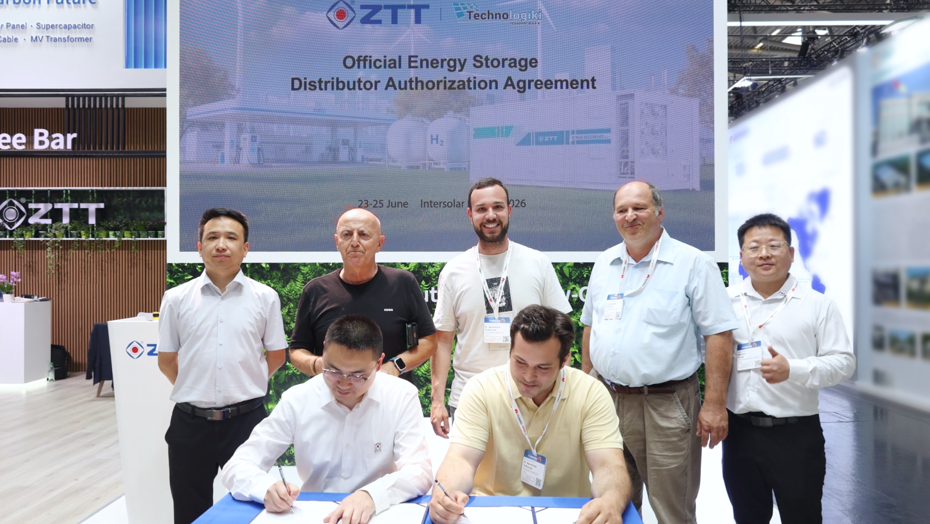 ZTT Expands European Energy Storage Cooperation with Technologiki E.E. at Intersolar Europe 2026